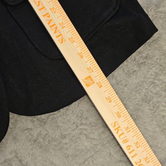 Cato Woman Black Knit Blazer Jacket Shawl Collar 3/4 Sleeve Plus Size 14/16W - Picture 5 of 9